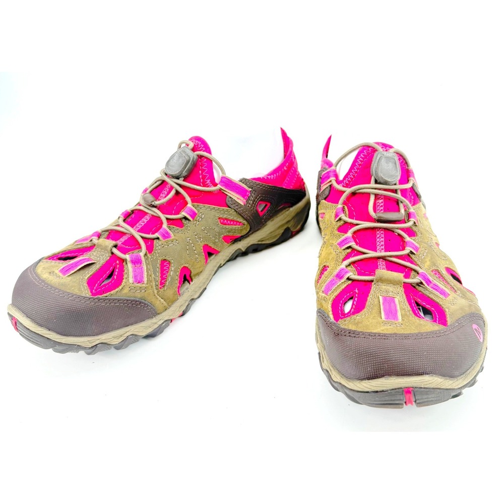 Merrell Hiking Sandals Womens 9.5 Boulder Fuchsia Vibram Water Shoes Outdoor - Picture 2 of 12
